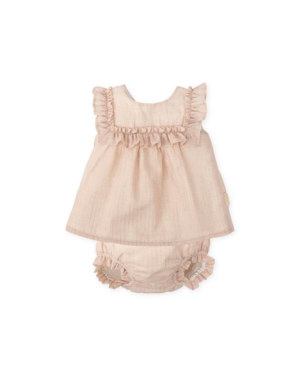 Pink dress & briefs KHABBAZ