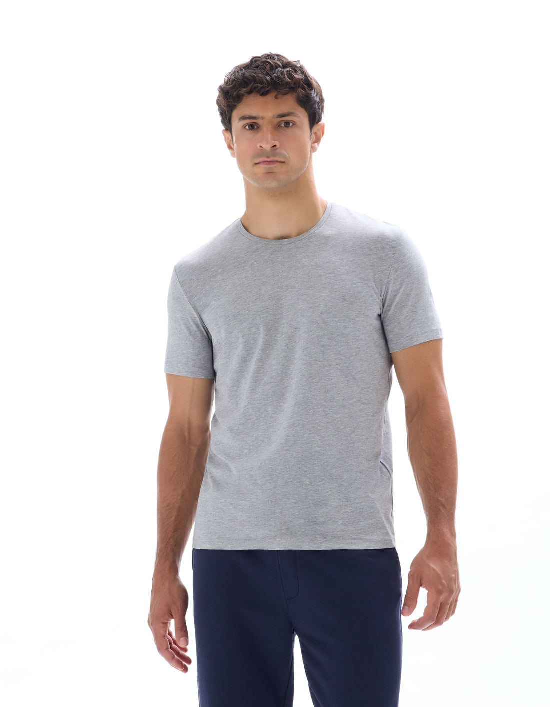 Neunir Gris Chine Short Sleeves Tshirt Celio