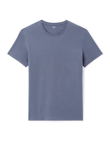 Neunir Grey Blue Short Sleeves Tshirt