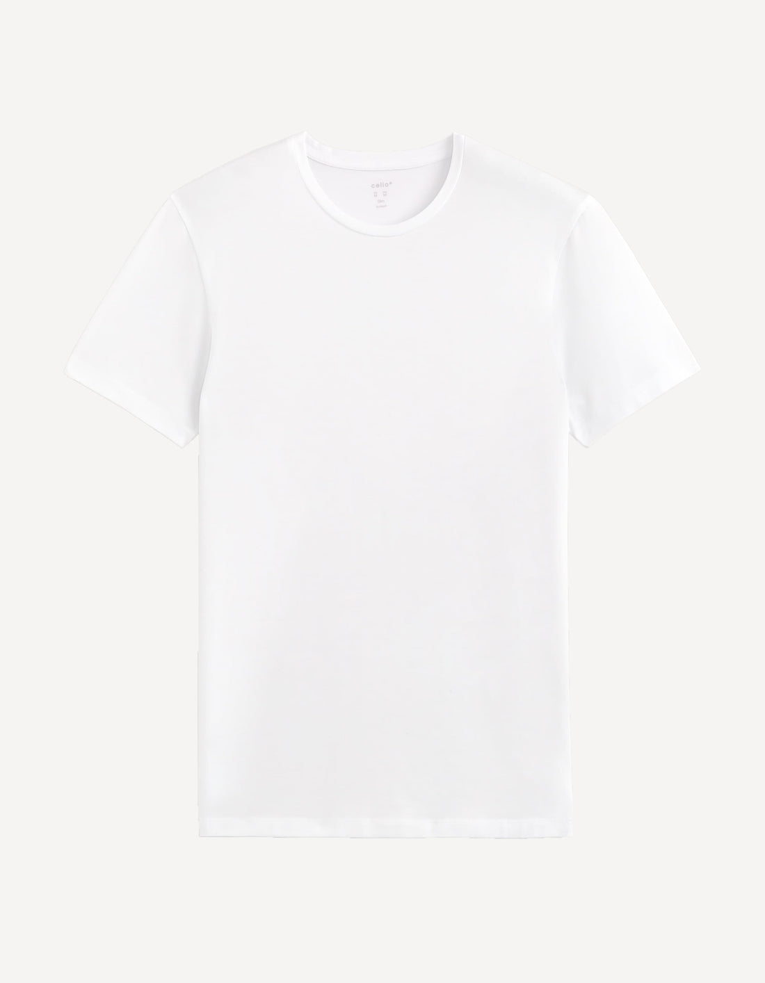 Neunir Optical White Short Sleeves Tshirt Celio