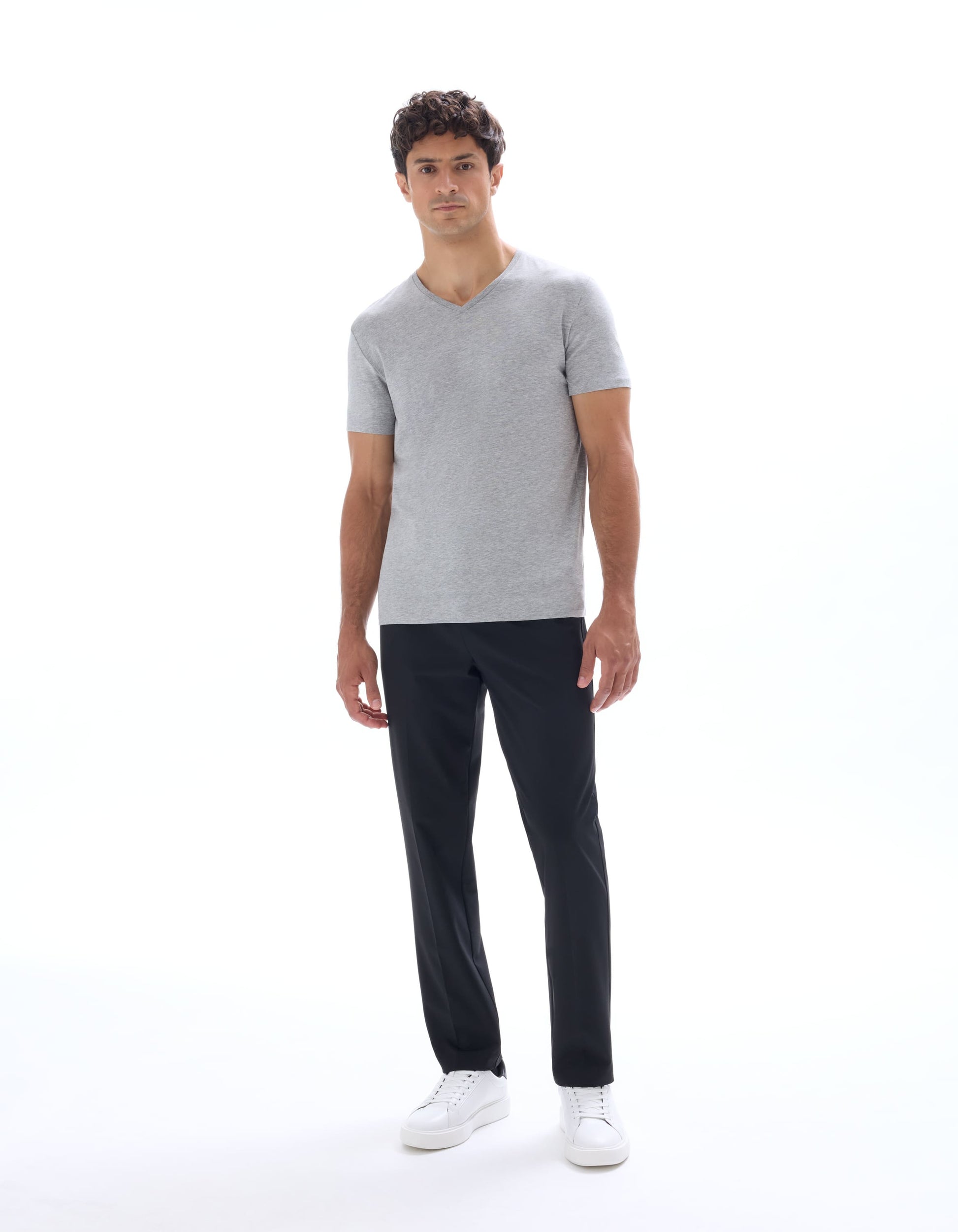 Neuniv Gris Chine Short Sleeves Tshirt Celio