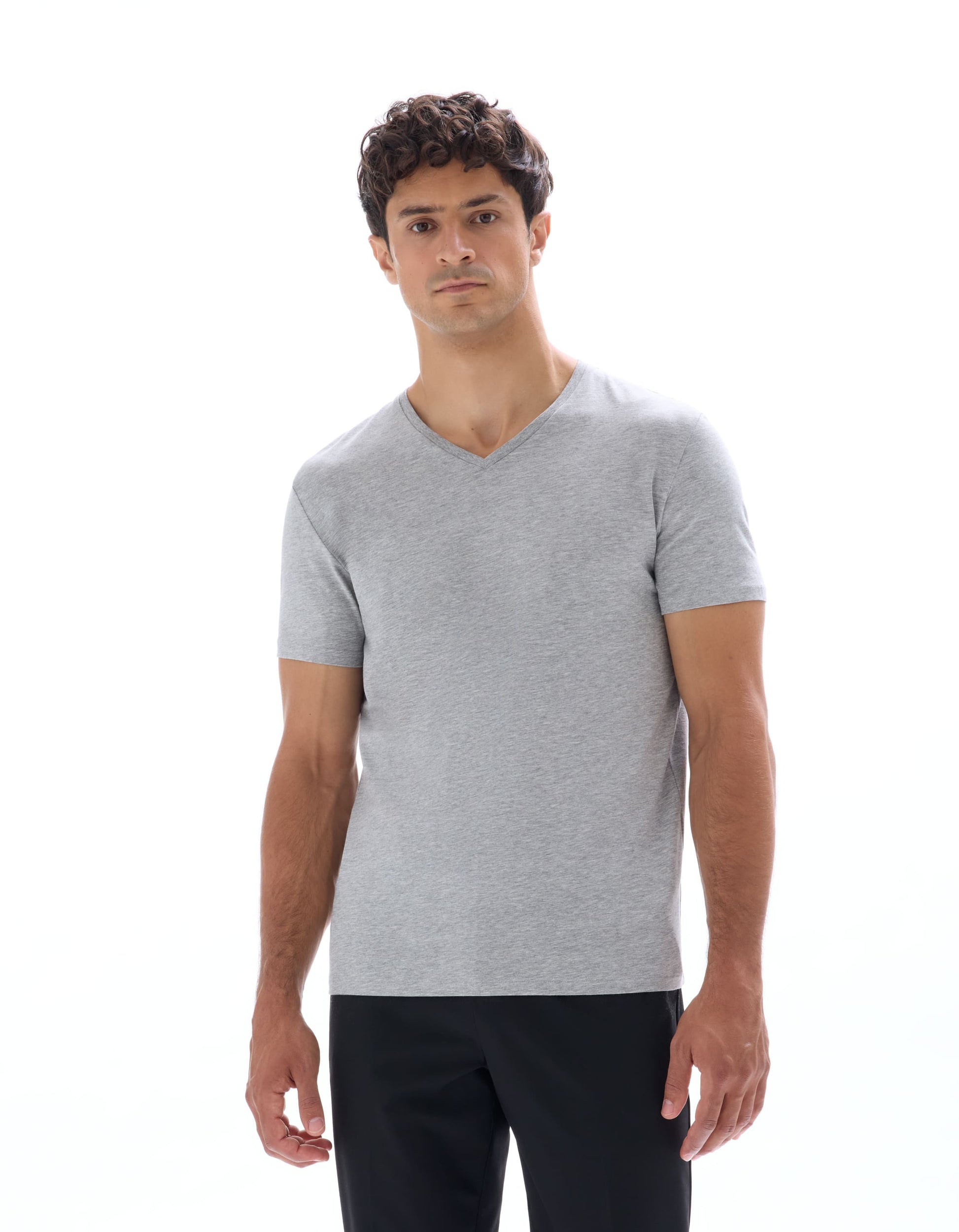 Neuniv Gris Chine Short Sleeves Tshirt Celio