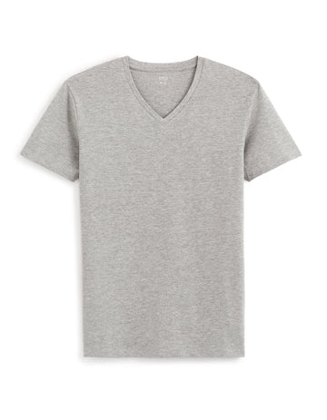 Neuniv Gris Chine Short Sleeves Tshirt