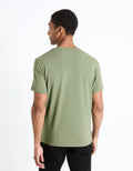 Neuniv Khaki Short Sleeves Tshirt Celio