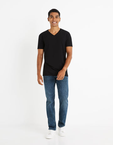 Neuniv Noir Short Sleeves Tshirt Celio