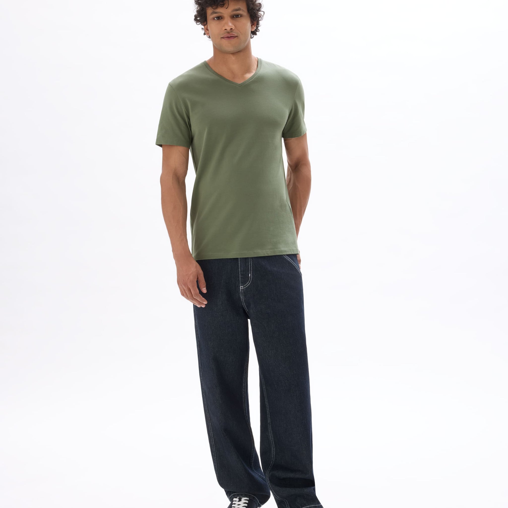 Neuniv Light Sea Green Short Sleeves Tshirt Celio