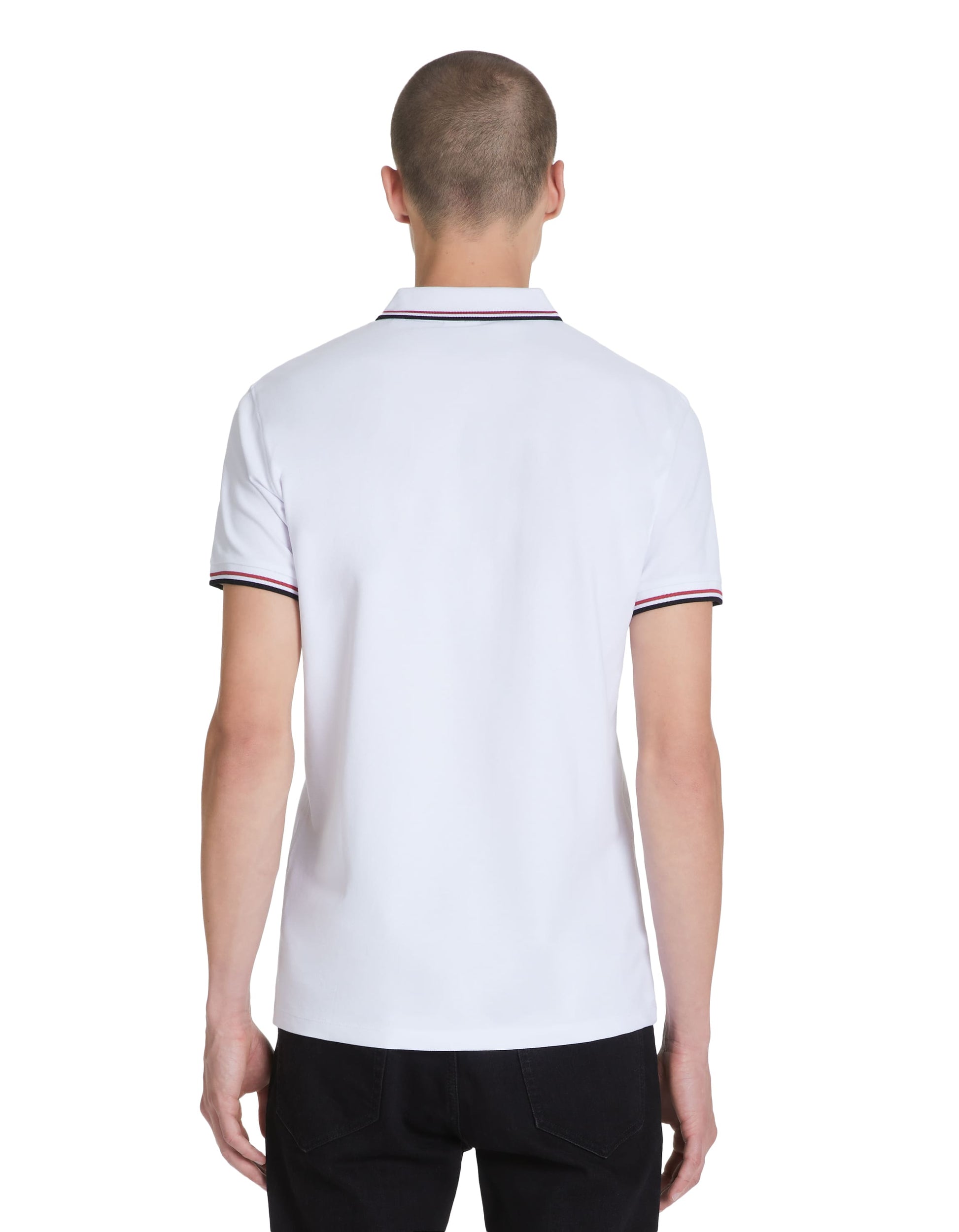 Necetwo Blanc Short Sleeves Polo Celio