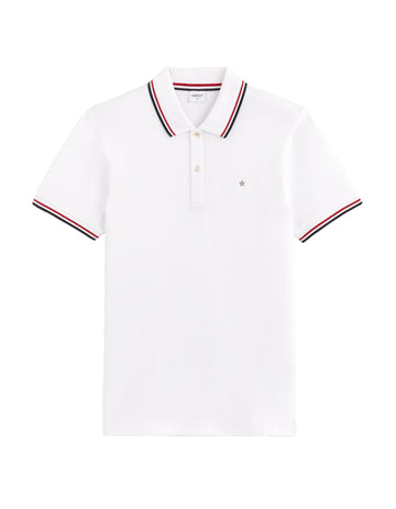 Slim fit pique polo shirt in stretch cotton Celio