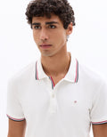Slim fit pique polo shirt in stretch cotton Celio