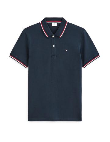 Necetwo Navy Blue 02 Short Sleeves Polo