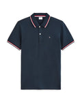 Slim fit stretch cotton pique polo shirt Celio