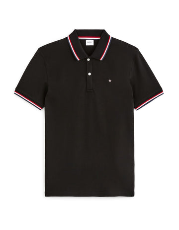 Slim fit stretch cotton pique polo shirt Celio