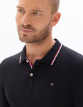 Slim fit stretch cotton pique polo shirt Celio