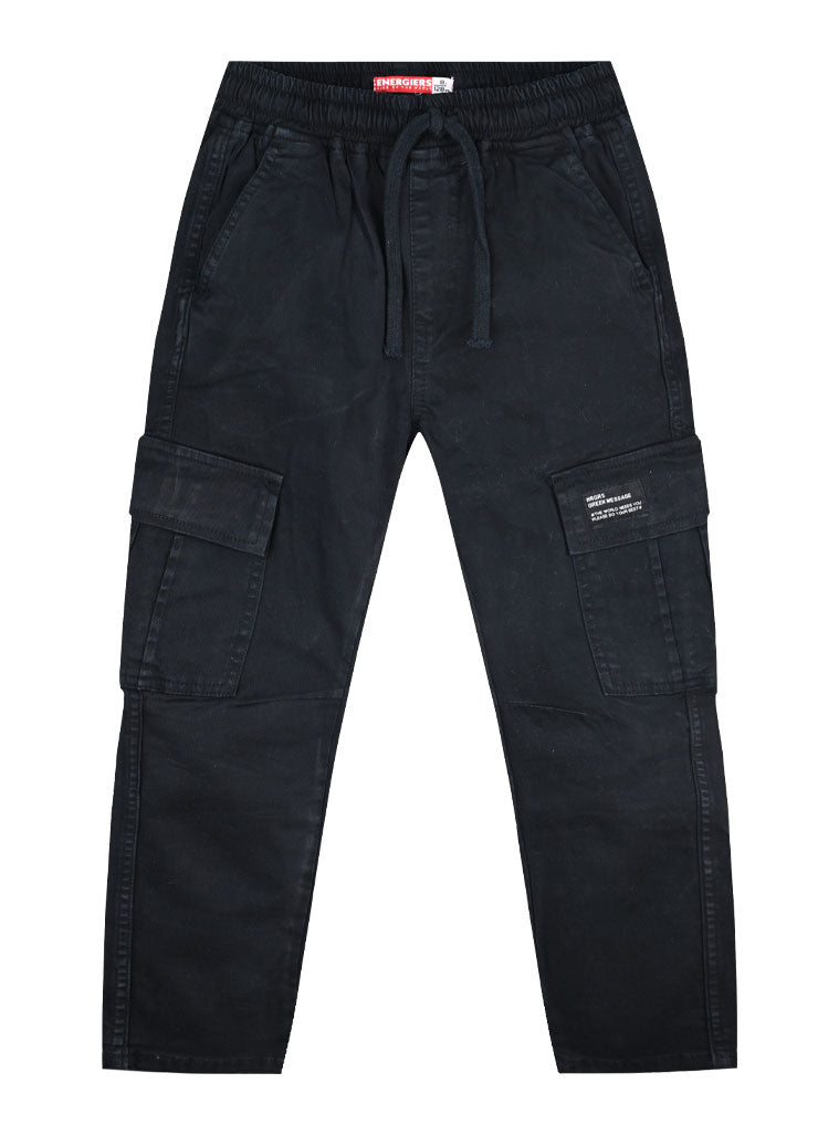 Children's Black Trouser For Boy Energiers