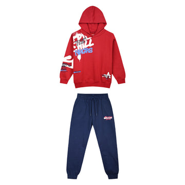 Children's Navy Tracksuit(Blouse,Trousers) For Boy Energiers