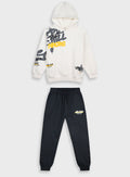 Children's Black Tracksuit(Blouse,Trousers) For Boy Energiers
