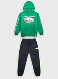Children's Black Tracksuit(Blouse,Trousers) For Boy Energiers