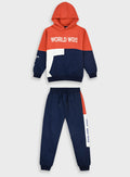 Children's Fleece 2 Piece Tracksuit With Hoodie For Boys Energiers
