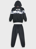 Children's Black Tracksuit(Blouse,Trousers) For Boy Energiers