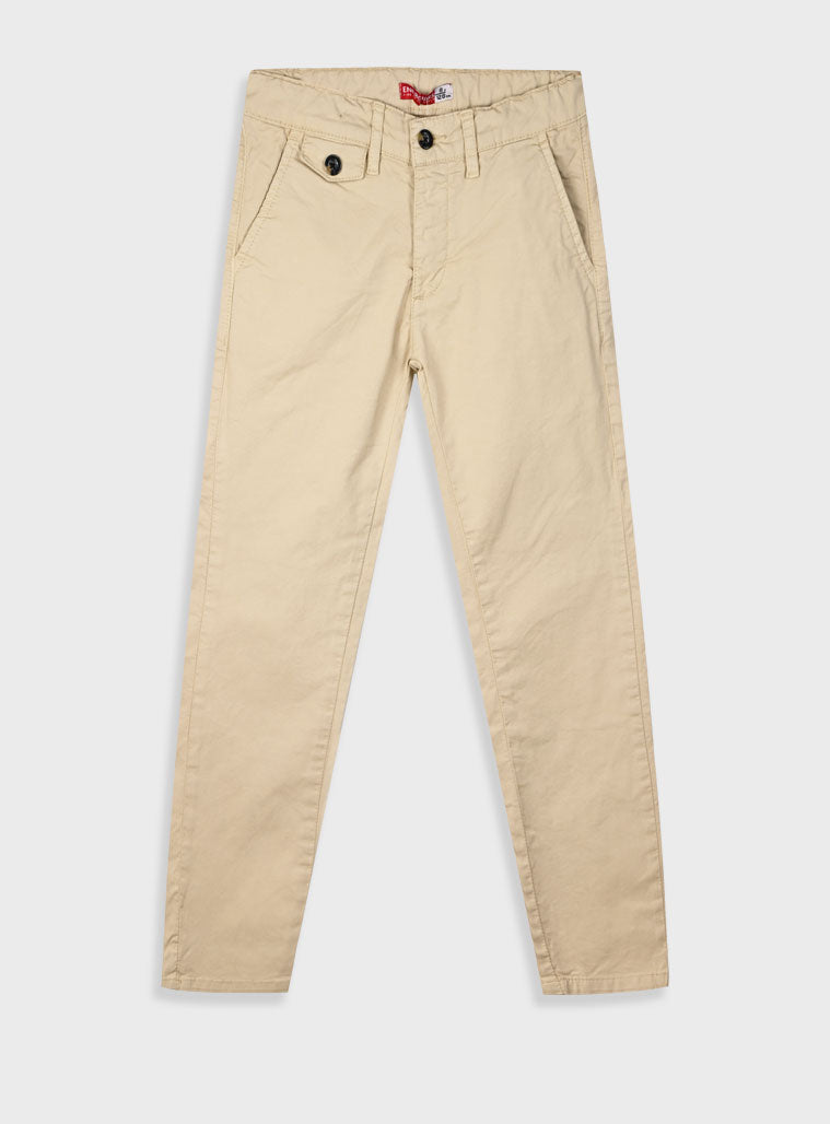 Beige TROUSERS