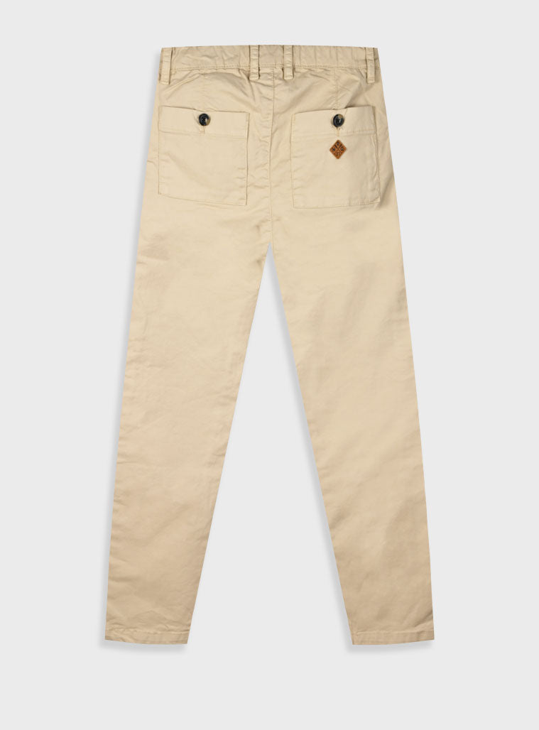 Beige TROUSERS
