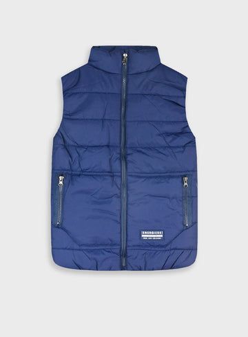 Navy SLEEVELSS JACKET