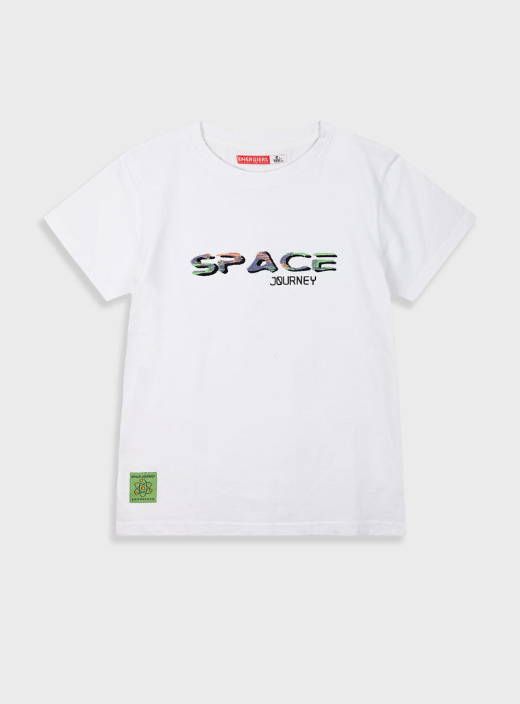 White T-Shirt With Print For Boys Energiers