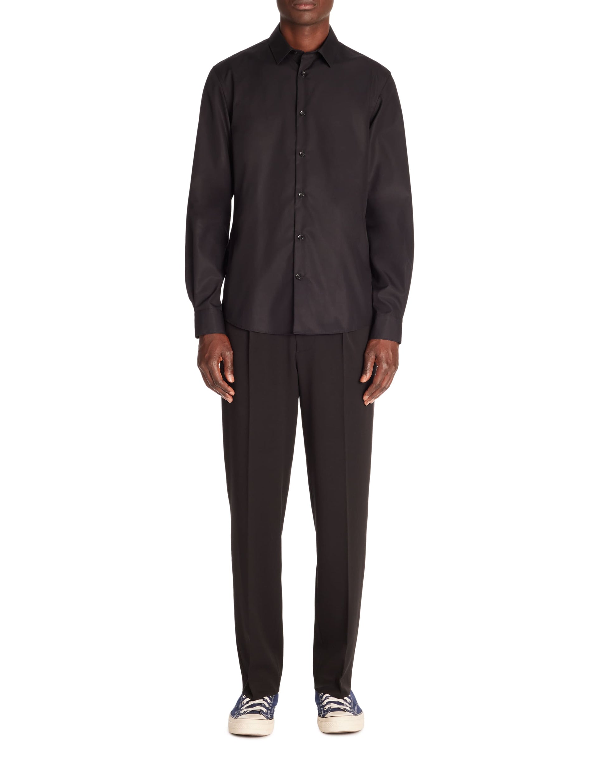 Rabellefr Black Long Sleeves Shirt Celio