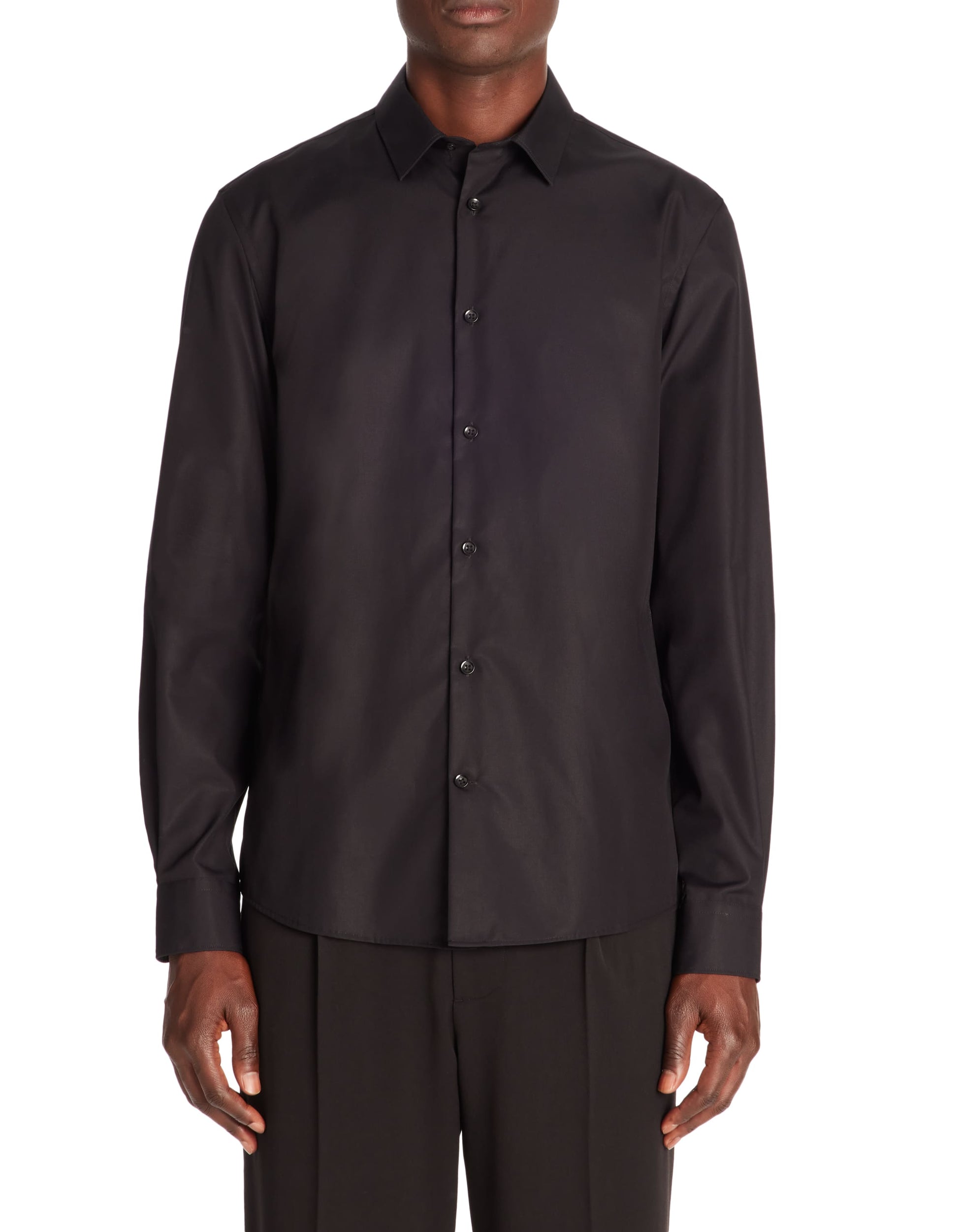 Rabellefr Black Long Sleeves Shirt Celio