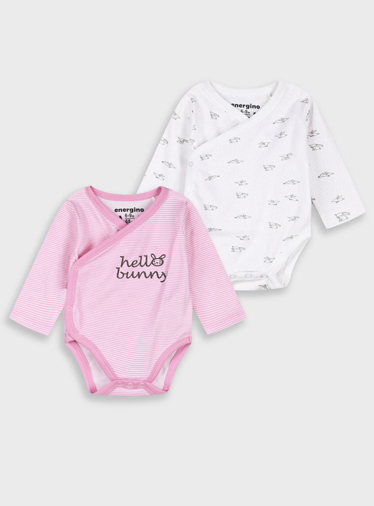  White 2 Pcs Infantã£ƒå½â¬žS Set (Bodysuit) Energiers