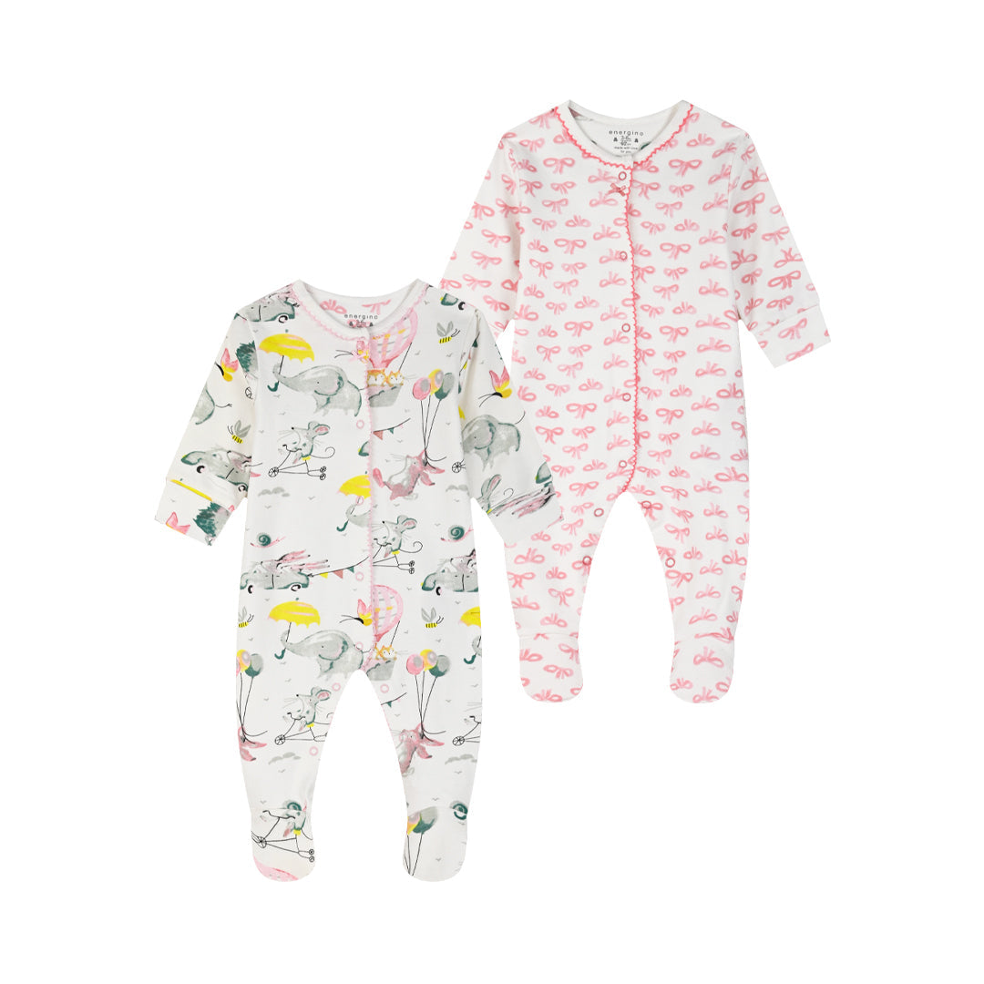 2 PCS INFANT'S SET OF ROMPERS Energiers