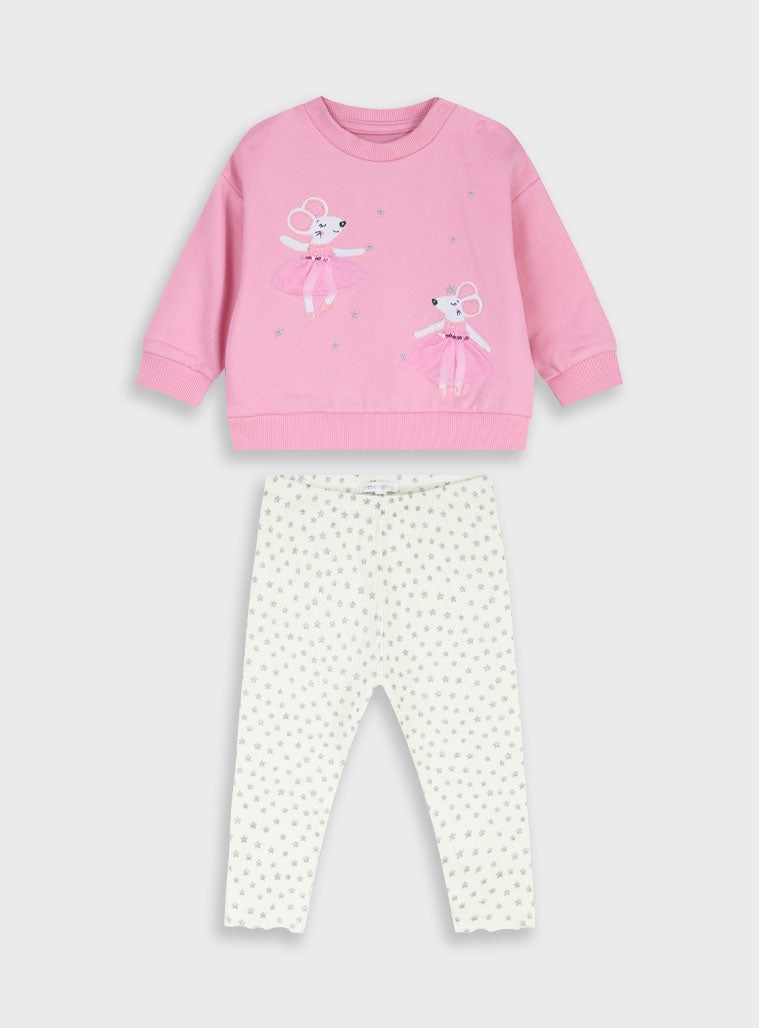  Off White Infant'S Set Energiers