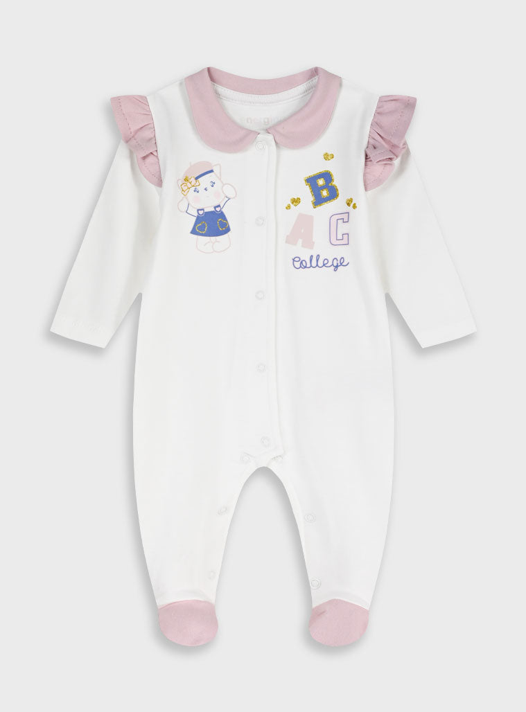  Off White Infant'S Romper For Girls Energiers