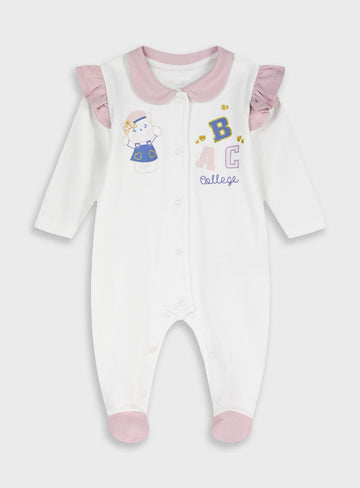  Off White Infant'S Romper For Girls Energiers