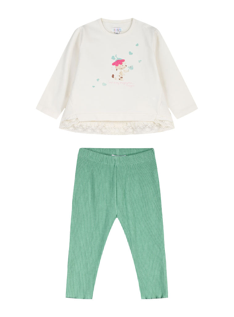  Green Infant' S Setblouse,Leggings) For Girl Energiers