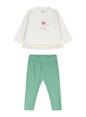  Green Infant' S Setblouse,Leggings) For Girl Energiers