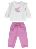  Pink Infant' S Set(Blouse,Trousers) For Girl Energiers