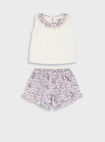 Multi Set Of Shirt And Shorts For Baby Girls Energiers