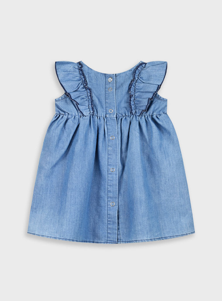 Blue Denim INFANT'S DRESS