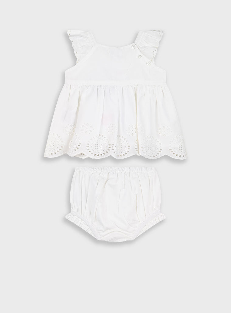 White INFANT'S SET