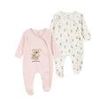 Pink Set Of 2 Rompers For Baby Girls Energiers