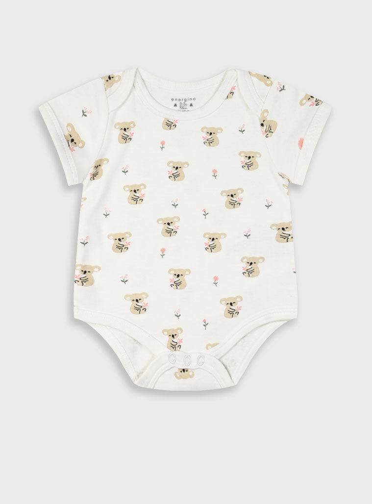 All Over Print 5 PCS INFANT'S SET OF ROMPERS