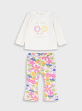 Infant Set(Legging,Blouse) for Girls Energiers