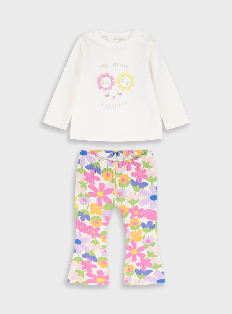 Infant Set(Legging,Blouse) for Girls Energiers