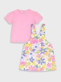 Infant Set(Dungaree,Blouse) for Girls Energiers