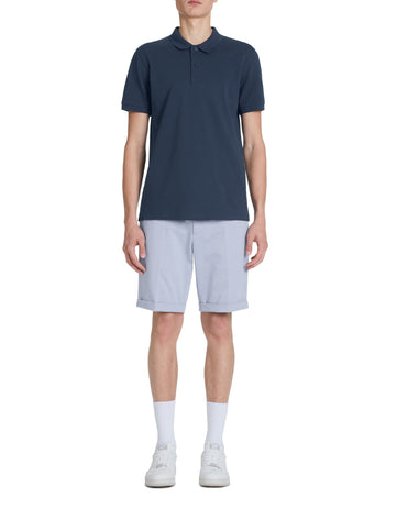 Teone Navy Blue 02 Short Sleeves Polo Celio