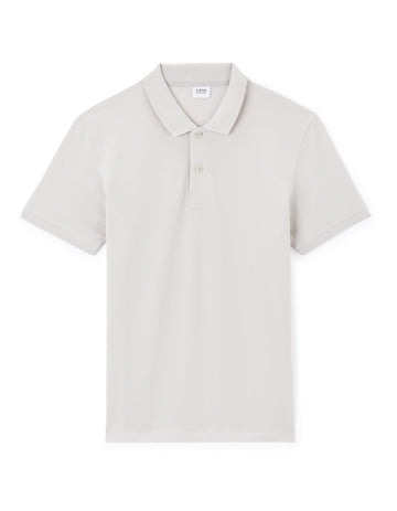 Teone Light Grey Short Sleeves Polo