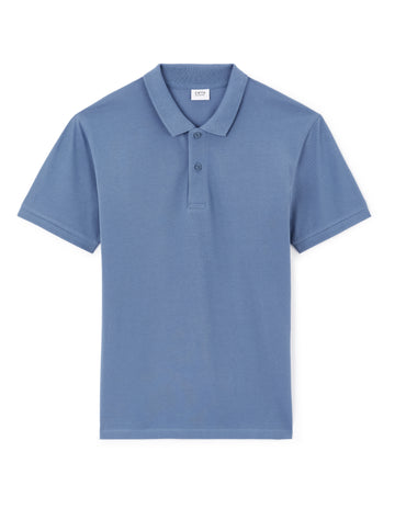 Teone Blue Storm Short Sleeves Polo