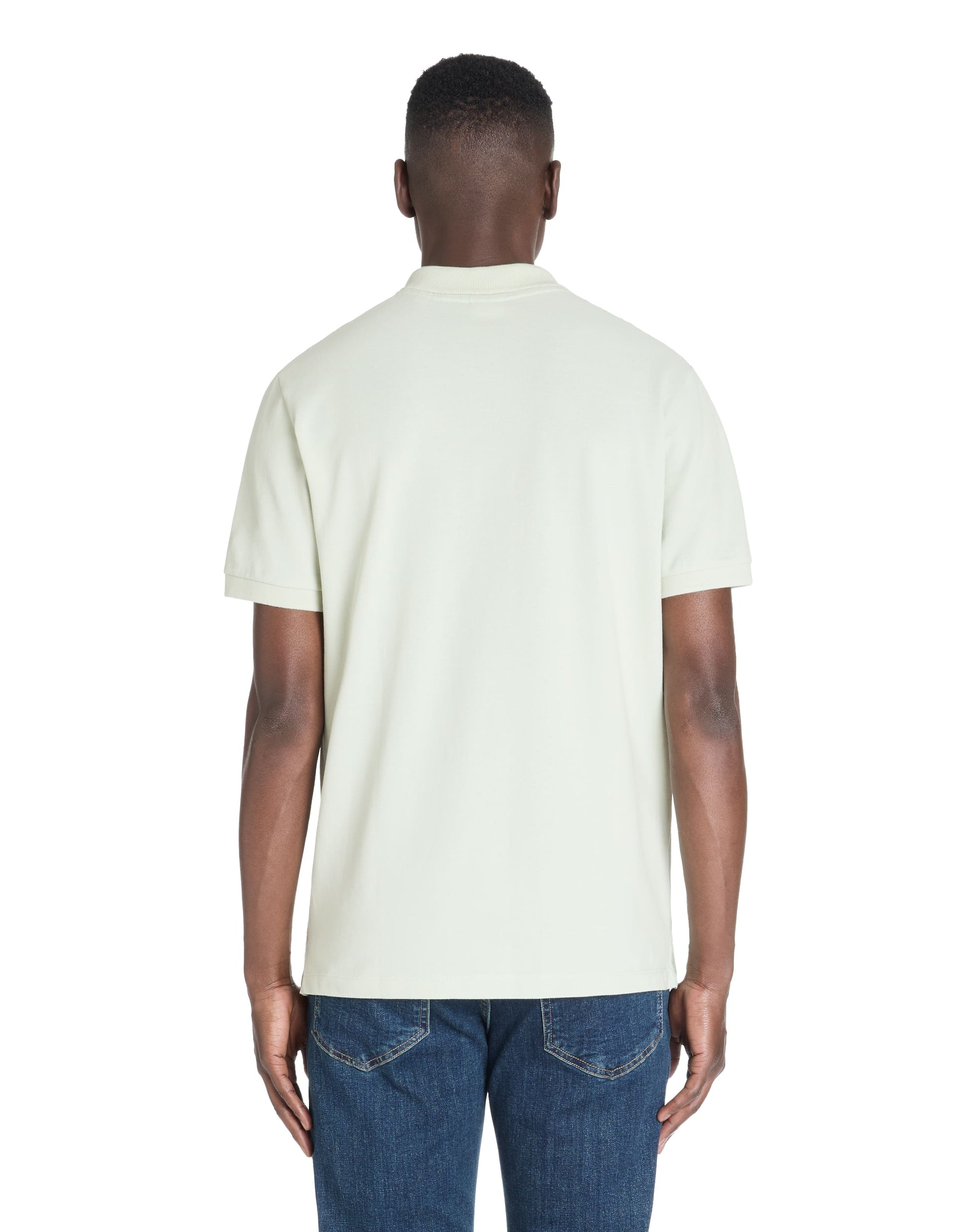 Teone Mineral Green Short Sleeves Polo Celio