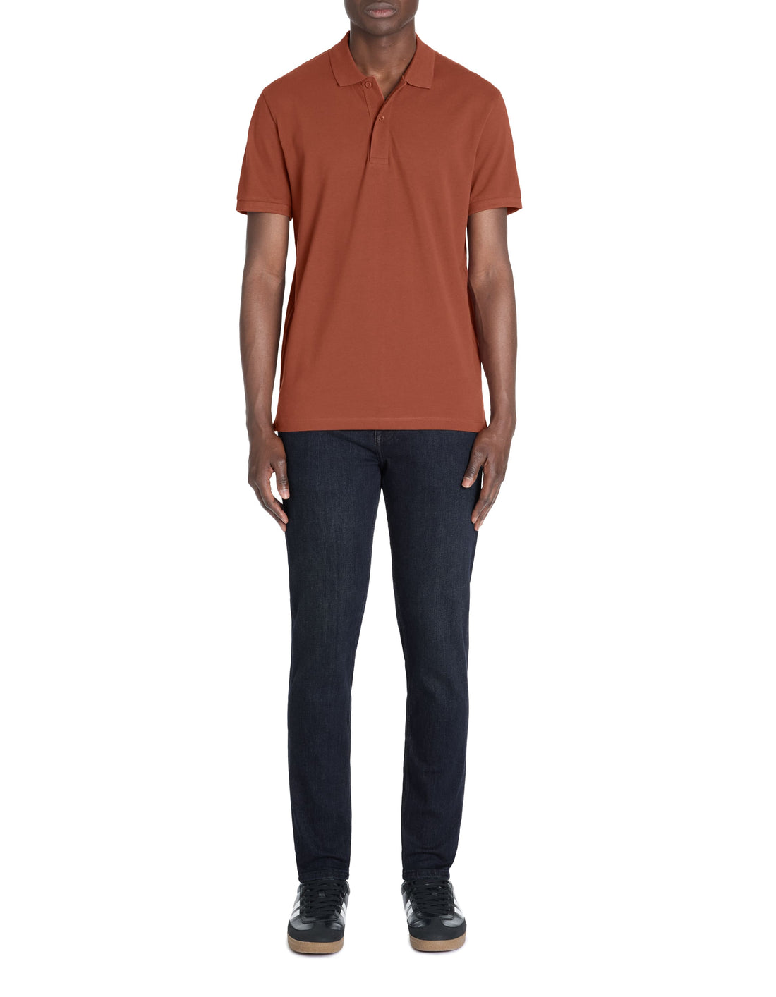 Teone Terra Short Sleeves Polo Celio